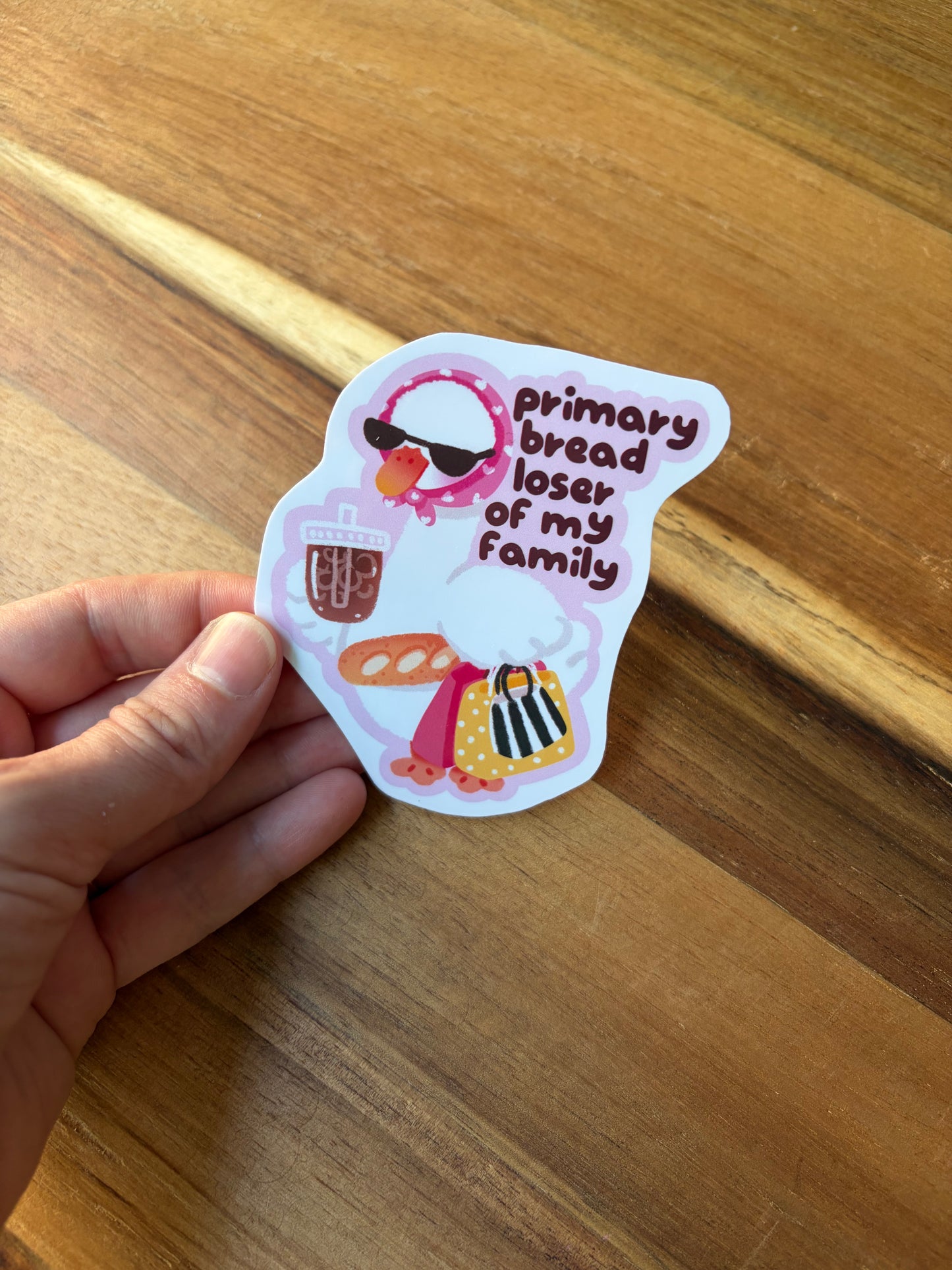 Primary bread loser sticker